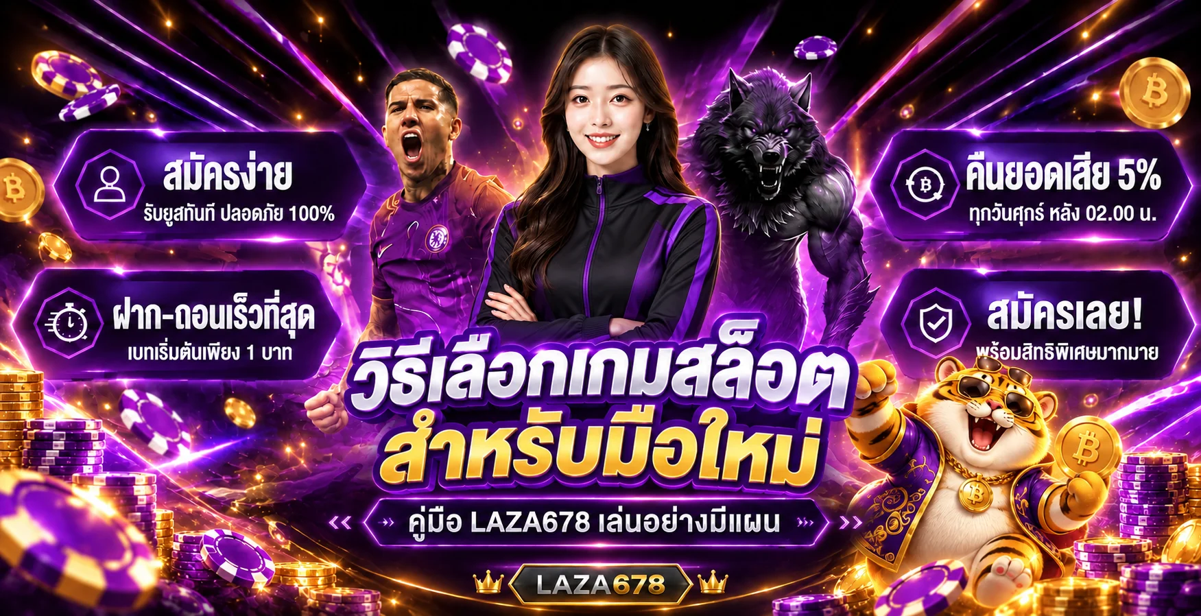 LAZA678 | วิธีเลือกเกมสล็อตสำหรับมือใหม่อย่างมีแผน
